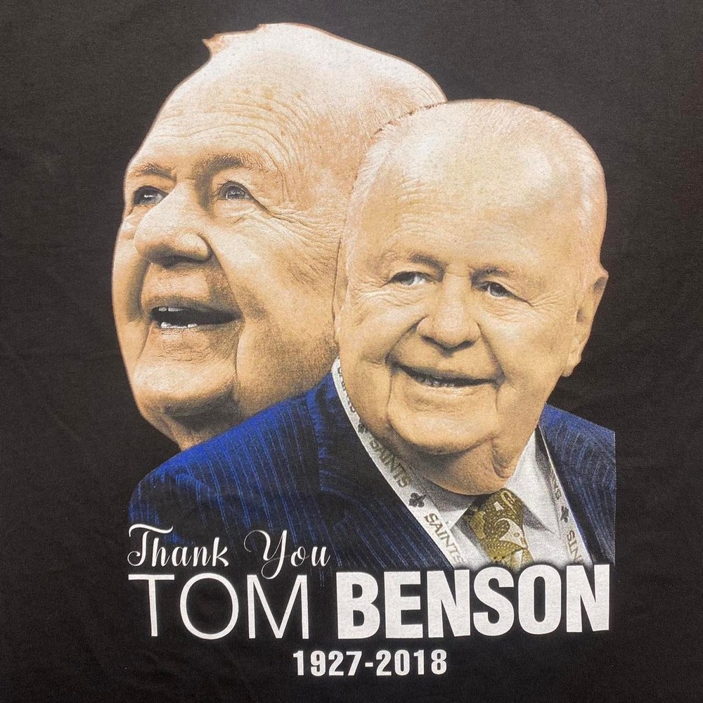 2018 Tom Benson RIP shirt

New Orleans Saints & Pelicans owner